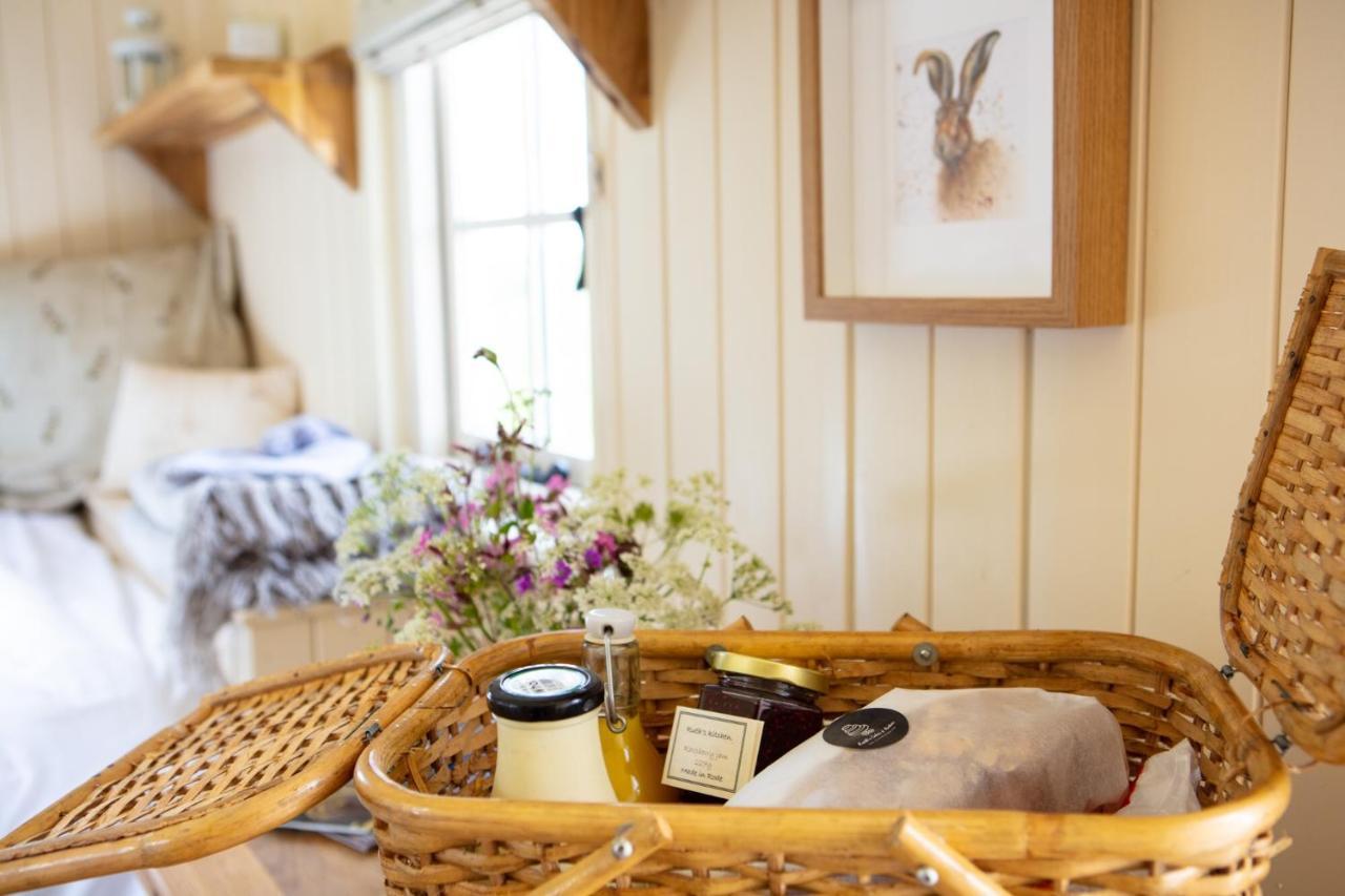 Romantic Secluded Shepherd Hut Hares Rest Southwick  Extérieur photo